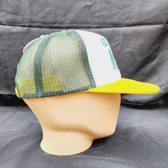 NEFF "Get Lost" Snapback & Meshback Trucker Hat Yellow &Green NWT - Picture 4 of 7